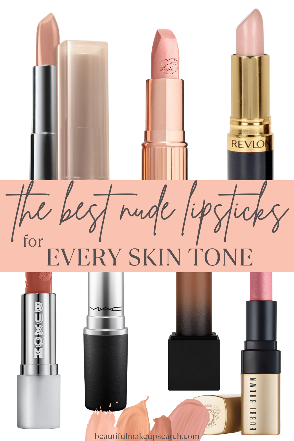 The Best Nude Lipstick Shades for Every Skin Tone Beautiful